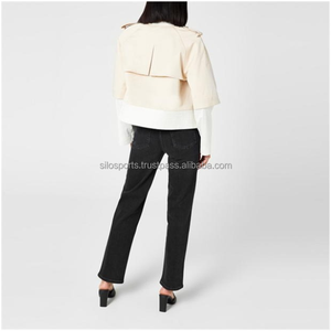 Chaqueta de cuero original clásica OEM 2025 para mujer Moq bajo alta calidad colores sólidos de talla grande chaquetas de moda calentadas de invierno - Product Image 5