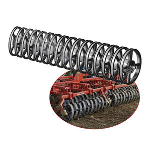 Piezas de cultivador Rodillo de anillo en U para plantación de filas dobles con raspador de marco de soporte de rodillo - Product Image 1