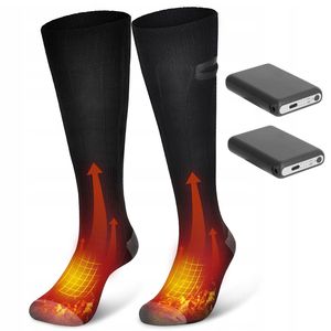 Calzini sportivi riscaldati elettrici per uomo e donna Piedi ricaricabili alimentati a batteria più caldi 4 livelli di temperatura per interni esterni - Product Image 4