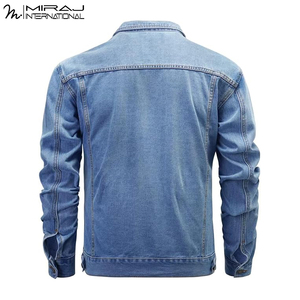 Highest Quality Denim <b>Jackets</b> Premium Quality Fully Customized Size Breathable Product Breathable Denim <b>Men's</b> Denim <b>Jackets</b> - Product Image 2