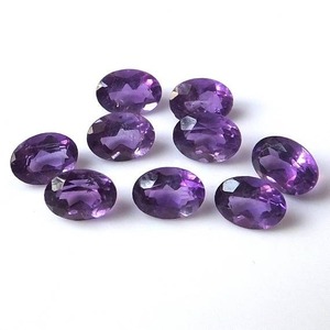 Ametyste violette naturelle ovale facettée 3x5mm 12x16mm, pierre précieuse en vrac, prix de gros pour la fabrication de bijoux - Product Image 1