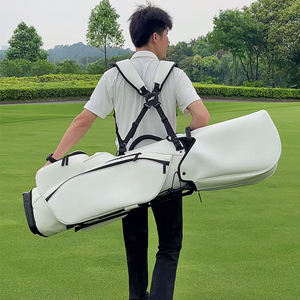 Sac de golf en gros, sac de golf imperméable en cuir PU pour hommes, sac de golf léger à roulettes - Product Image 4