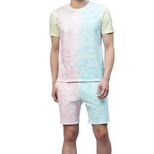 High Quality Polyester/Cotton <b>Blend</b> Men Twin Set 2026 Latest Design Wholesale Customized Printed Sublimation Design Color Size - Product Image 2