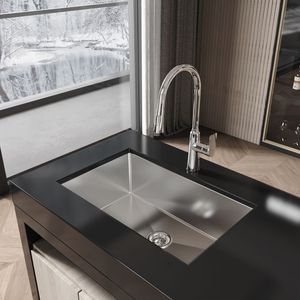 Lavello da Cucina Moderno 76x48 cm a Vasca Singola, Multifunzionale in Acciaio Inox S304, Kit Workstation Sottopiano Fatto a Mano - Product Image 1