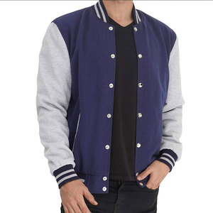 Veste de baseball à manches longues pour homme, design OEM, vente en gros, dernières créations, personnalisable, style uni, streetwear, écologique - Product Image 3