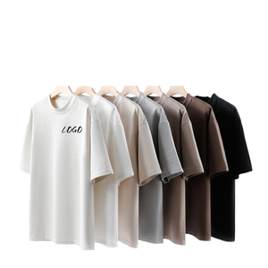 เสื้อยืดโอเวอร์ไซส์ผู้ชายผ้าฝ้ายแท้ 100% หนา 380gsm ใส่สบาย พิมพ์ลายดิจิตอลได้ตามสั่ง ระบายอากาศได้ดี คุณภาพสูง - Product Image 2