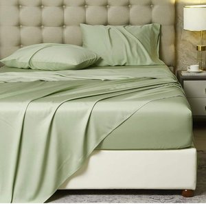 100% Organic Bamboo Fiber 4-Piece Bedding Set - Luxury Cooling & Breathable Bed Linens for Home & Hote - Product Image 2