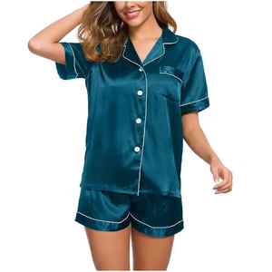 Pijamas de Invierno para Mujer al por Mayor, Vestido Estampado de Alta Calidad con Botones y Cuello Camisero, de Tejido de Lana Transpirable de Secado Rápido - Product Image 6