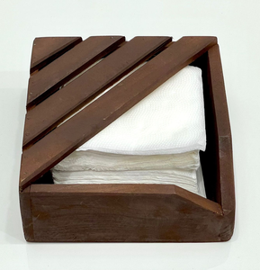 Boîte à mouchoirs en bois brut, faite à la main, carrée, pièces de décoration de table, boîte à mouchoirs en bois de qualité supérieure - Product Image 5