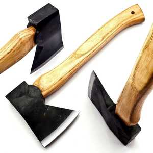 Custom Handmade Tactical Bearded Viking Tomahawk <b>Axe</b> Carbon Steel Hickory Handle & With Leather Sheath - Product Image 1