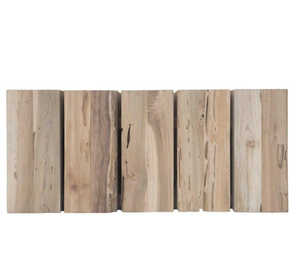 Handcrafted Reclaimed Timber Block Coffee <b>Table</b> <b>Rustic</b> Natural <b>Wood</b> Modern Farmhouse Living Room Center <b>Table</b> - Product Image 2