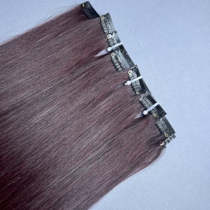 Clip de cheveux vierges crus vietnamiens droits crépus dans des extensions de cheveux sans enchevêtrement prix de gros de haute qualité - Product Image 1