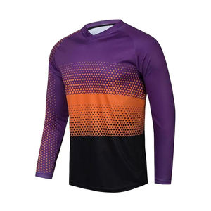 Maillot de cyclisme professionnel personnalisé unisexe grande taille à manches longues pour l'été, vêtements de sport VTT et route à séchage rapide - Product Image 5