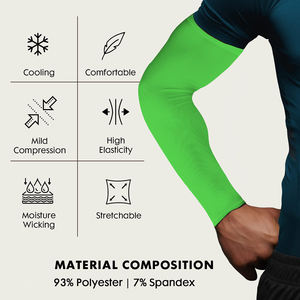 Manches de bras de sport personnalisables avec votre logo – Nouveau style unisexe, protection solaire estivale de qualité supérieure - Product Image 3