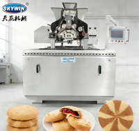 Machine à encruster à performance stable 2026, machine à fabriquer des biscuits trois couleurs, équipement de boulangerie pour biscuits et gâteaux