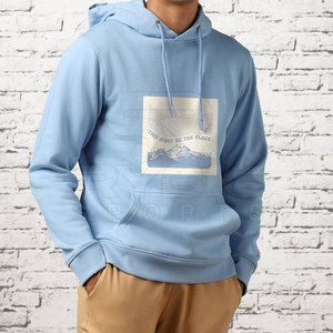 เสื้อฮู้ดดี้ผ้าพิมพ์ลายดีไซน์เฉพาะตัวสำหรับผู้ชาย แฟชั่นแนวสตรีท สไตล์คนเมือง มีกระเป๋าจิงโจ้ - Product Image 3