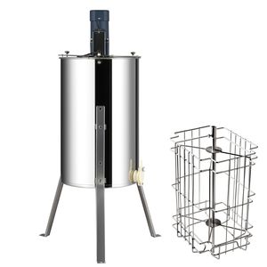 Estrattore di Miele Elettrico in Acciaio Inox a 2/4 Telai, Centrifuga per Apicoltura, Macchina per la Lavorazione del Miele - Product Image 1