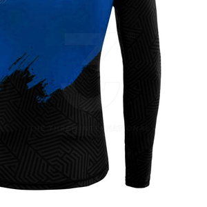 Vente en gros de rashguards confortables pour hommes en Spandex/Polyester, séchage rapide, pour l'été, la plage et le surf, avec coutures haute résistance pour une performance optimale - Product Image 6
