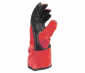 Gants de sécurité en cuir de vachette pleine fleur pour soudage TIG, résistants à la chaleur, aux étincelles et au feu, pour usage industriel sûr - Product Image 4