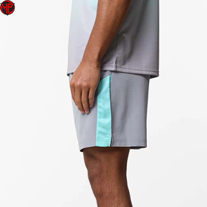 Conjunto de Camiseta y Pantalones Cortos Deportivos para Hombre, Cuello Redondo, Manga Corta, Estilo Casual, para Verano - Product Image 5