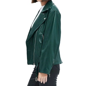 Chaqueta Bomber de Cuero Genuino para Mujer, Estilo Impermeable, Acabado Invernal, OEM Personalizable, Superventas 2027 - Product Image 3