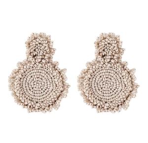 Handmade Earrings Multicolor Beaded Embroidery <b>Crafts</b> Design For Girls & Fashionable Women - Product Image 1