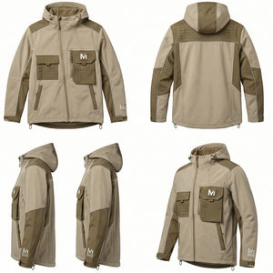 Veste imperméable à capuche unisexe pour l'hiver, vente en gros, personnalisation de la marque, mode streetwear, Europe, États-Unis, coupe-vent de qualité supérieure - Product Image 6