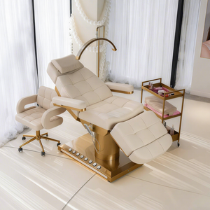 Table de massage <span class=keywords><strong>électrique</strong></span> chauffante de luxe <span class=keywords><strong>pour</strong></span> salon de beauté et spa, fauteuil médical de podologie, <span class=keywords><strong>lit</strong></span> de soin esthétique <span class=keywords><strong>pour</strong></span> esthéticienne, visage et cils - Product Image 1