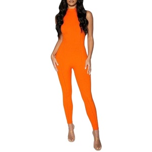 ชุดจั๊มสูทคอปกคอเสื้อถักสำหรับผู้หญิงชุดรอมเปอร์สั้นสีเขียวสำหรับฤดูร้อน - Product Image 1