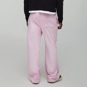 Pantalon de survêtement oversize délavé à l'acide, long, avec cordon de serrage, décontracté, personnalisable avec logo, coupe évasée, style streetwear, ample, vente en gros - Product Image 5