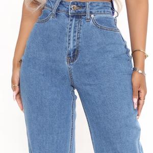 Nuevos Pantalones Vaqueros de Moda Estilo Baggy para Mujer, Talla Grande, Ligeros, de Cintura Alta - Product Image 6