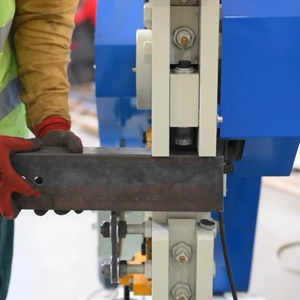 7 in 1 Ironworker <b>Machine</b> Hydraulic Punching Shearing Notching Multi Function <b>Machine</b> Semi Automatic Heavy Duty Metal Equipment - Product Image 5