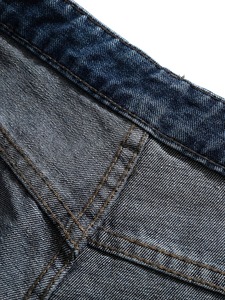 Shorts de Mezclilla para Hombre de Alta Calidad, Diseño Sólido, Hechos a Medida, Desgastados, 100% Algodón, Cintura Elástica, Estilo Veraniego con Bolsillos - Product Image 4