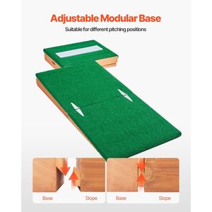 Attrezzatura Portatile per Allenamento di Lancio nel Baseball e Softball, Prato da Lancio per Interni ed Esterni 85 - Product Image 6