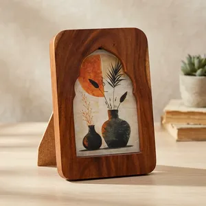 Solid <b>Wood</b> Photo <b>Frame</b> Decorative Tabletop <b>Picture</b> <b>Frame</b> for Bedroom Living Room Home Office Desk Decor - Product Image 3