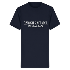 Camiseta Personalizada de Corte Ajustado para Hombre con Logotipo Impreso en 100% Poliéster Talla 3XL - Product Image 3