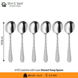 Cuchillos de cena de acero inoxidable cortados con láser de jazmín de 3 piezas - Product Image 5