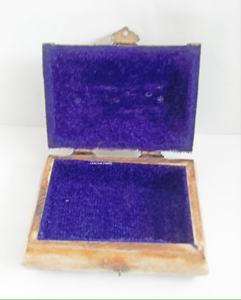 Old Look <b>Vintage</b> Carved Camel Bone and Brass Trinket <b>Box</b> - Product Image 6