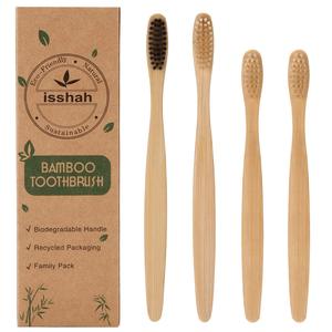 VENTES CHAUDES |   Brosse à dents en bambou avec manche en bois, poils doux, soins bucco-dentaires écologiques, vente en gros par Blue Lotus - Product Image 4