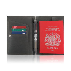 Passport <b>Holder</b> Cover <b>Wallet</b> RFID Blocking Luxury Quality PU Leather <b>Card</b> Case Travel Document Organizer & Passport <b>Holder</b> - Product Image 6