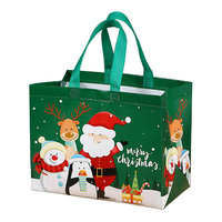 Sac fourre-tout de Noël personnalisé de haute qualité Article en soie personnalisé avec motif de style en coton uni de Chine
