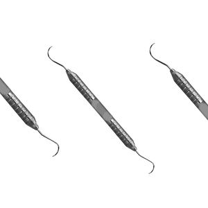 Sonde de diagnostic dentaire Hu-Friedy, instruments parodontaux manuels à double extrémité, curettes Gracey, instruments chirurgicaux certifiés CE - Product Image 1