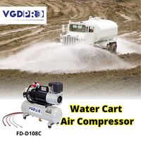 Compresseur d'air Portable 12V 8L réservoir haute efficacité Long Cycle de service Auto coupe Piston compresseur industriel sans huile résistant aux intempéries