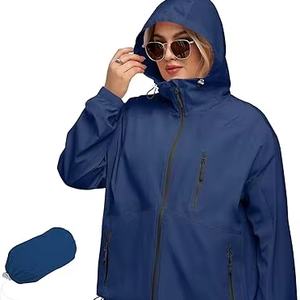 Chaqueta Cortavientos de Invierno para Hombre, Diseño de Marca, con Capucha, Cuello Alto, Estilo Vintage, Ecológica, Transpirable y Ligera, Venta al Por Mayor - Product Image 1