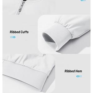 แจ็กเก็ตบอมเบอร์สำหรับผู้หญิงเสื้อแจ็กเก็ตกันลมใส่สบาย - Product Image 5