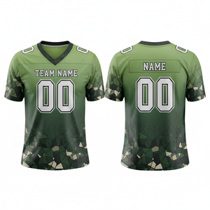 Custom Maroon Black American Football Jersey V-Neck Short Sleeve Sublimated Print Team <b>Name</b> Number Moisture Wicking Breathable - Product Image 6