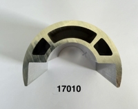 Profilé d'extrusion en aluminium en forme de U sur mesure, support à paroi épaisse, usinage CNC de précision, support mécanique industriel