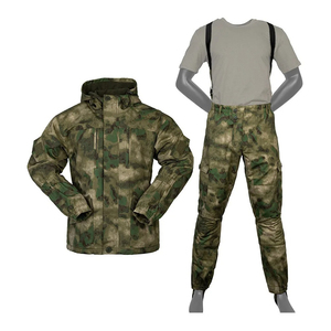 Uniforme de chasse en toile imperméable léger pour hommes, toutes saisons, respirant, camouflage, vêtements tactiques d'extérieur - Product Image 4