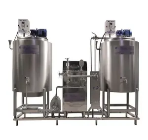 โรงงานผลิตไอศกรีมและเครื่องทำให้เนื้อไอศกรีมเป็นเนื้อเดียวกันของมาดูลี เอ็นเตอร์ไพรส์ อินดัสเทรียล พร้อมสายการผลิตแปรรูปนมจากสแตนเลส - Product Image 1