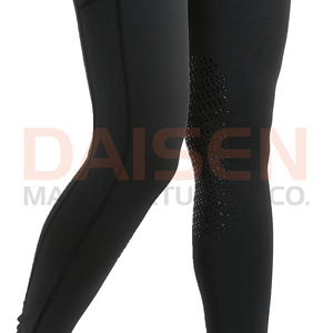 Leggings de equitación para mujer con agarre de silicona, cintura alta, elásticos, transpirables, de alto rendimiento y ajuste deportivo. - Product Image 3